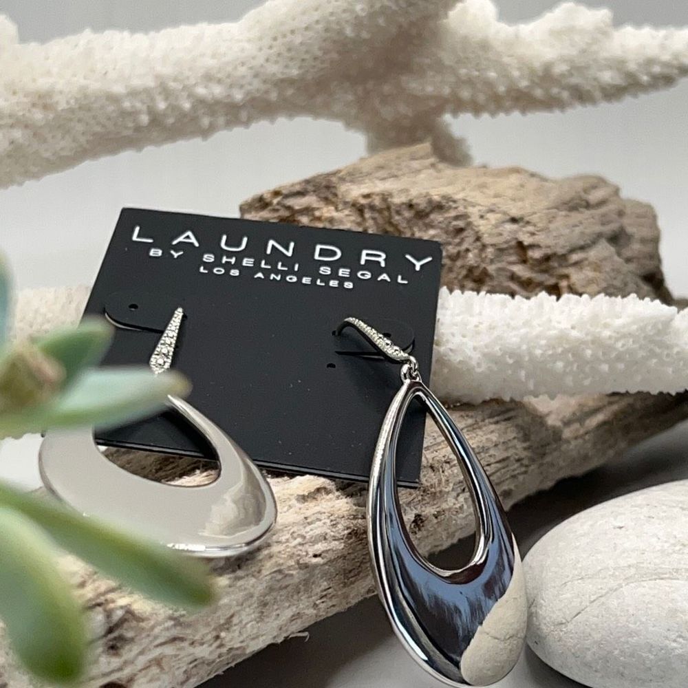 Silver Dangle Earrings Laundry by Shelli Segal $16ea / 3 for $25